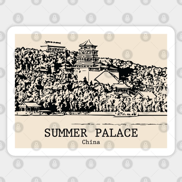 Summer Palace - China Sticker by Lakeric
